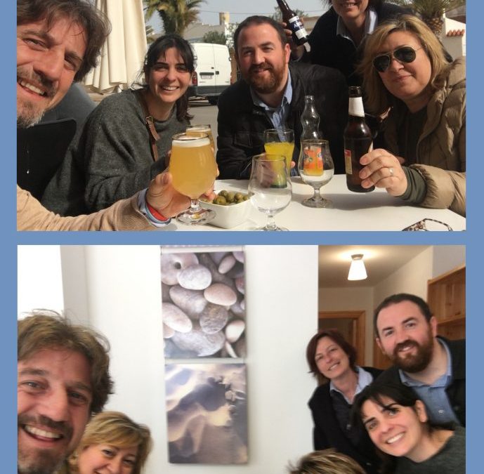 Visita del equipo con la cliente para el alta de una vivienda en la playa de Moncofa